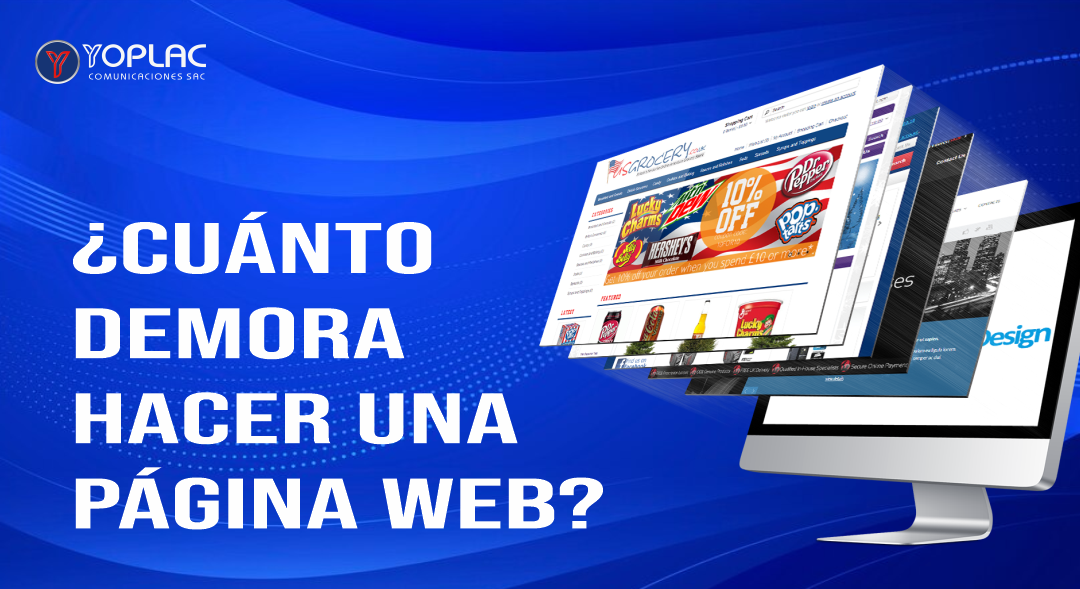 ¿Cuánto demora hacer una página web?